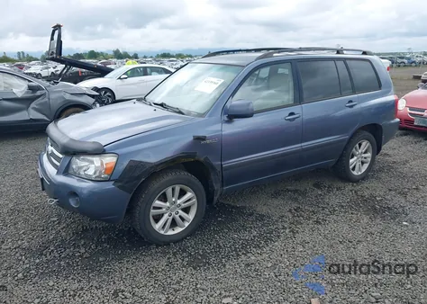 2006 Toyota Highlander Hybrid Limited V6/V6 из США, поврежденный, VIN JTEEW21A260022786